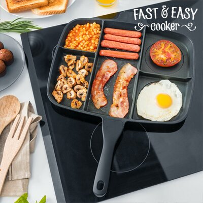 Fast & Easy Cooker 5 az 1-ben Tapadásmentes Serpenyő