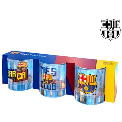 F.C. Barcelona Röviditalos pohárkészlet (3 db)