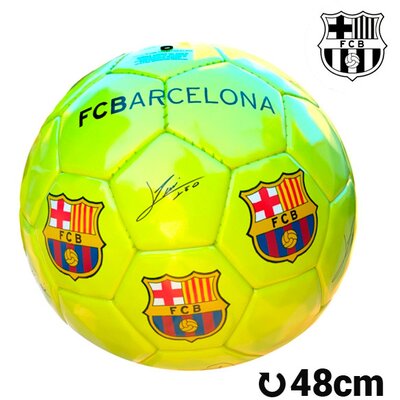 F.C. Barcelona Közepes méretű Sárga Focilabda