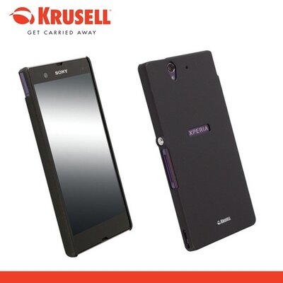 Krusell 89798 KRUSELL ColorCover műanyag hátlapvédő telefontok METÁLfekete [Sony Xperia Z (C6603)]