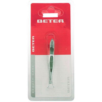 Beter - csipesz with straight tip chrome plated 1 pz