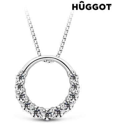 Gala Hûggot 925 sterling ezüst nyakék cirkóniakövekkel és Swarovski® kristályokkal (45 cm)