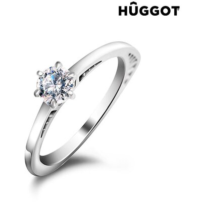 Geometry Hûggot 925 sterling ezüst gyűrű cirkóniával és Swarovski® kristályokkal, 18,1 mm