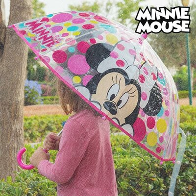 Minnie Átlátszó Kupolás Esernyő