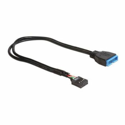 USB-kábel DELOCK 83281 30 cm Fekete
