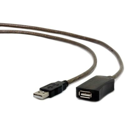 Hosszabbító Kábel iggual IGG309575 USB 2.0 5 m Fekete