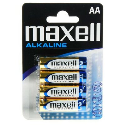 Alkáli Elemek Maxell 1.5V AA PK4 AA 1,5 V