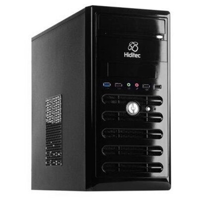 Számítógépház - Micro ATX Számítógép Ház Tápegységgel Hiditec CH40Q60011 500W Fekete