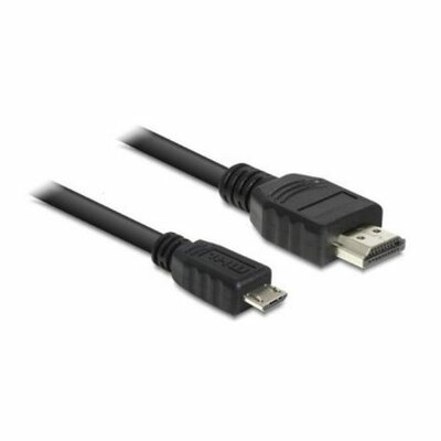 MHL Micro USB B-HDMI Kábel DELOCK 83244 2 m Fekete