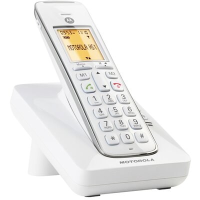 Vezeték Nélküli Telefon Motorola CD201 Fehér