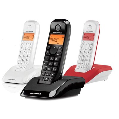 Vezeték Nélküli Telefon Motorola S1203, piros