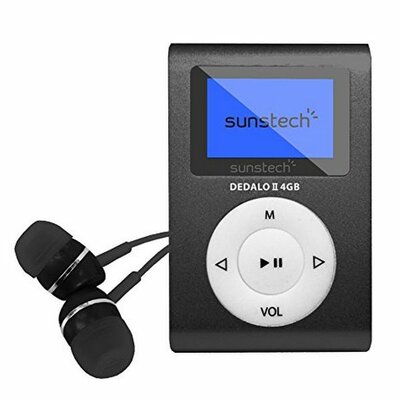 MP3 Sunstech DEDALOIII 4 GB 1.1" Fekete