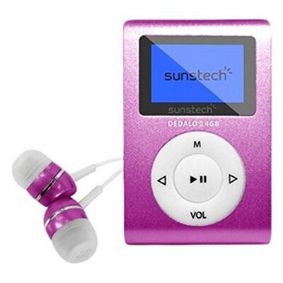 MP3 Sunstech DEDALOIII 4 GB 1.1" Rózsaszín