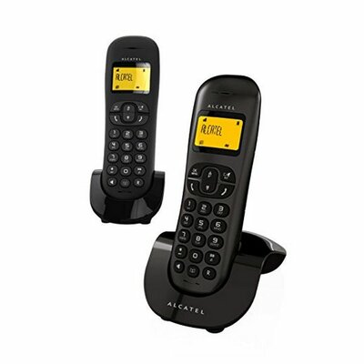 Vezeték Nélküli Telefon Alcatel C-250 Duo Fekete