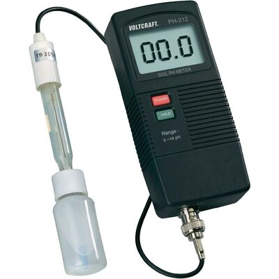 Talaj pH mérő műszer, - 13 pH, Voltcraft pH-212