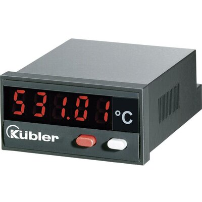 Beépíthető LCD hőmérő modul, panelműszer ‑19999...+99999 °C-ig Kübler CODIX 531