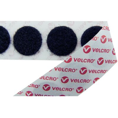 Tépőzár pontok Felragasztáshoz Bolyhos fél (Ø) 15 mm Fekete Velcro E20101533011425 1300 db