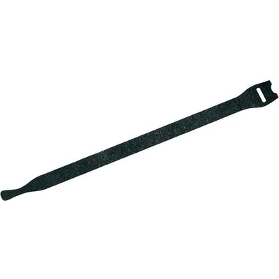 Tépőzáras kábelkötöző, 304 mm x 16 mm, fekete, Fastech E1-4-330-B10, 10 db