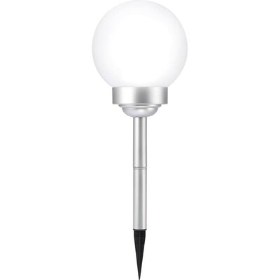 Leszúrható napelemes LED-es kerti lámpa 0.12 W fehér-ezüst Renkforce 1290212