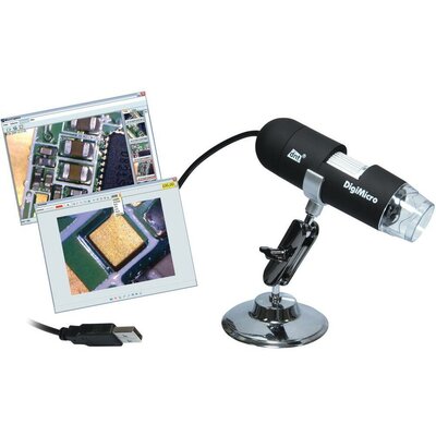 USB-s mikroszkóp kamera, 20 vagy 200-szoros nagyítás DNT DIGIMICRO 2.0 SCALE
