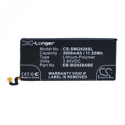 Utángyártott akkumulátor 3000 mAh Li-Polymer (EB-BG928ABE) - Samsung Galaxy S6 EDGE+ (SM-G928)