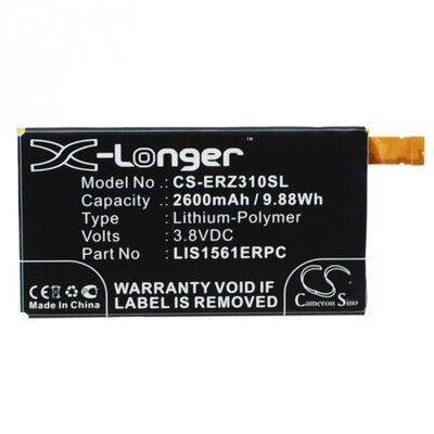 Utángyártott akkumulátor 2600 mAh Li-Polymer (1282-1203 kompatibilis) - Sony Xperia Z3 Compact (D5803)