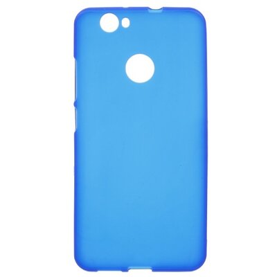 Hátlapvédő telefontok gumi / szilikon (matt, Fényes keret), Kék [Huawei nova]