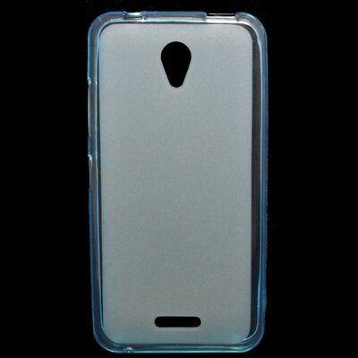 Hátlapvédő telefontok gumi / szilikon (fényes keret), Kék [Lenovo B]