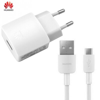 Huawei AP32 Hálózati töltő USB aljzat (9V / 2000mA, C02450768A microUSB kábel, gyorstöltés támogatás), Fehér [Huawei Ascend Mate (MT1-U06), Honor 6 Plus, Honor