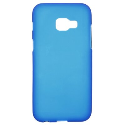 Hátlapvédő telefontok gumi / szilikon (matt, fényes keret), Kék [Samsung Galaxy A3 (2017) (SM-A320F)]