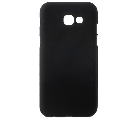 Műanyag hátlapvédő telefontok (gumírozott) Fekete [Samsung Galaxy A5 (2017) (SM-A520F)]
