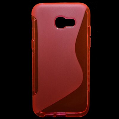 Hátlapvédő telefontok gumi / szilikon (S-line) Rózsaszín [Samsung Galaxy A3 (2017) (SM-A320F)]