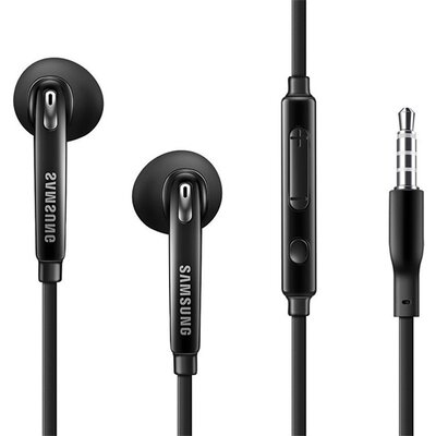Samsung EO-EG920BBEGWW Fülhallgató SZTEREO (3.5 mm jack, felvevő gomb, hangerő szabályzó, 1 pár sima pót fülgumi), fekete