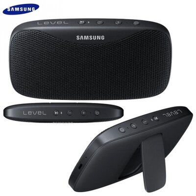 Samsung EO-SG930CBEG BLUETOOTH hordozható hangszóró (3.5 mm jack csatlakozó is, 2600 mAh akku, mikrofon, NFC, IPx7, Level Box SLIM) FEKETE