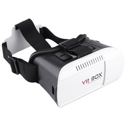Videoszemüveg (3D virtuális valóság szemüveg, párnázott, 4.7-6" kijelzőhöz) FEHÉR