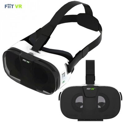 FIIT VR 2N videoszemüveg (3D virtuális valóság szemüveg, párnázott, 4-6.5" kijelzőhöz) FEHÉR