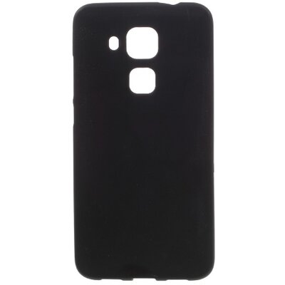 Hátlapvédő telefontok gumi / szilikon (matt, fényes keret) Fekete [Huawei nova+ Plus]