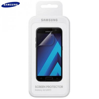 Samsung ET-FA320CTEGWW Kijelzővédő fólia (2 db-os, full screen, íves) átlátszó víztiszta [Samsung Galaxy A3 (2017) (SM-A320F)]