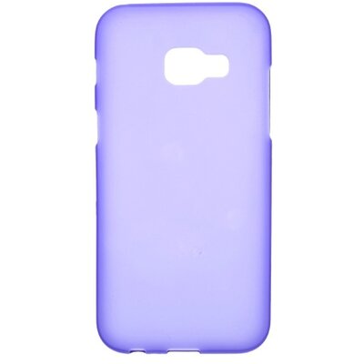 Hátlapvédő telefontok gumi / szilikon (matt, fényes keret) Lila [Samsung Galaxy A3 (2017) (SM-A320F)]