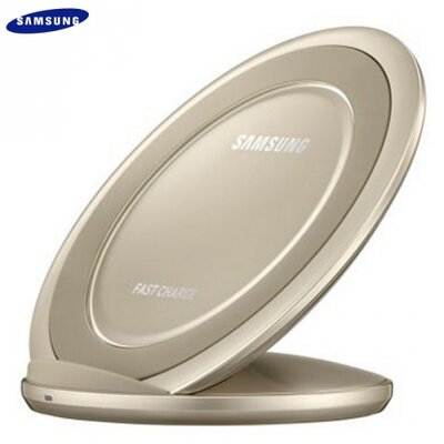 Samsung EP-NG930BFEGWW Hálózati töltő állomás (vezeték nélküli töltés, QI Wireless) ARANY [Samsung Galaxy E5 (SM-E500), Galaxy E7 (SM-E700), Galaxy Note 4. (S