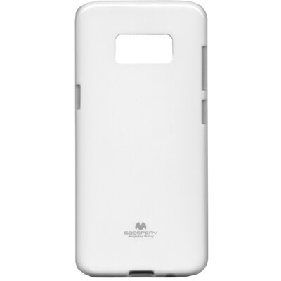 Mercury Goospery hátlapvédő telefontok gumi / szilikon (csillámporos) Fehér [Samsung Galaxy S8 (SM-G950)]