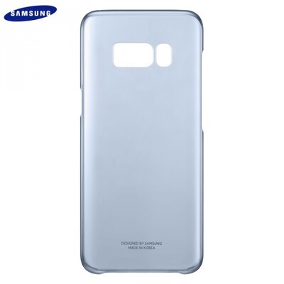 Samsung EF-QG950CL Műanyag hátlapvédő telefontok Átlátszó/KÉK [Samsung Galaxy S8 (SM-G950)]