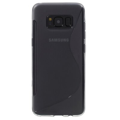 Hátlapvédő telefontok gumi / szilikon (S-line) Szürke [Samsung Galaxy S8 (SM-G950)]