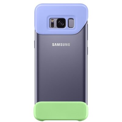 Samsung EF-MG950CV Műanyag hátlapvédő telefontok (2 részes) Lila/Zöld [Samsung Galaxy S8 (SM-G950)]