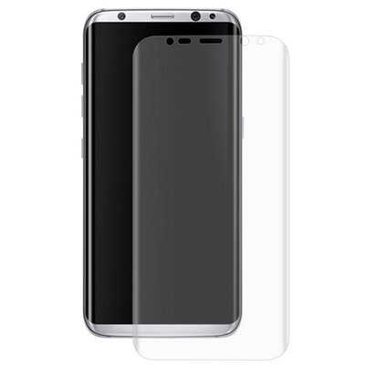 ENKAY Kijelzővédő fólia (full screen, íves részre, öntapadós PET) víztiszta átlátszó [Samsung Galaxy S8+ Plus (SM-G955)]