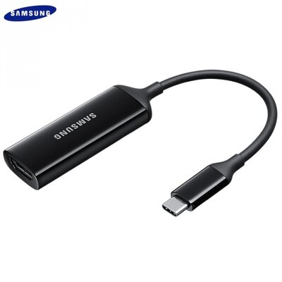 Samsung EE-HG950DBEG Adapter (HDMI - USB Type-C) FEKETE [Samsung Galaxy A3 (2017) (SM-A320F), Galaxy A5 (2017) (SM-A520F), Galaxy C9 Pro (SM-C9000), Galaxy No