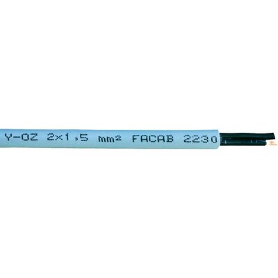 Vezérlő vezeték YSLY-OZ 2 x 0.75 mm² Szürke Faber Kabel 030103 méteráru