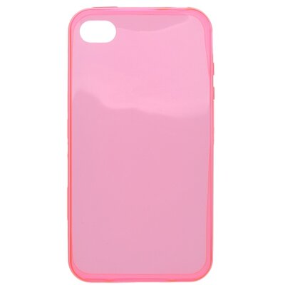 Szilikon gumi hátlapvédő telefontok Slim iPhone 4, rózsaszín [Apple iPhone 4, Apple iPhone 4S]