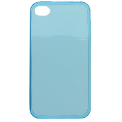 Szilikon gumi hátlapvédő telefontok Slim iPhone 4, Kék [Apple iPhone 4, Apple iPhone 4S]