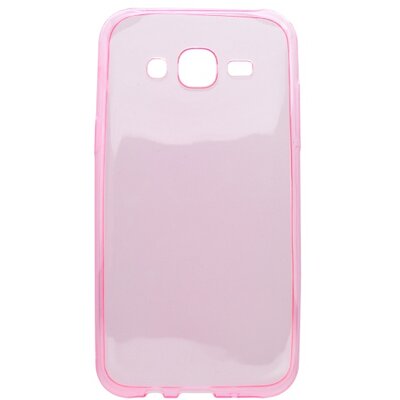 Szilikon gumi hátlapvédő telefontok Samsung Galaxy J5, rózsaszín [Samsung Galaxy J5 (J500F)]